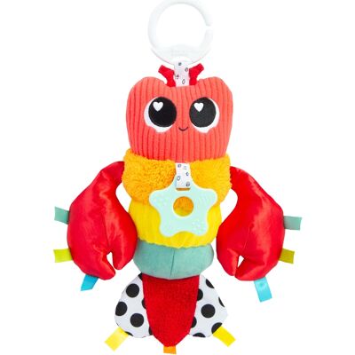 TOMY Lamaze Liam hummeren Clip & Go sanselegetøj - Fra 0 mdr. TOMY Lamaze Liam hummeren Clip & Go sanselegetøj - Fra 0 mdr.
