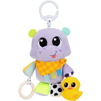 TOMY Lamaze Hayley flodhesten Clip & Go sanselegetøj TOMY Lamaze Hayley flodhesten Clip & Go sanselegetøj