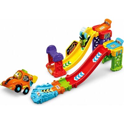 VTech Toot Toot Drivers 3 i 1 racerbane med SmartPoint racerbil - 59 cm VTech Toot Toot Drivers 3 i 1 racerbane med SmartPoint racerbil - 59 cm