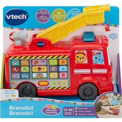 VTech Rescue Buddies Fire Engine interaktiv brandbil VTech Rescue Buddies Fire Engine interaktiv brandbil