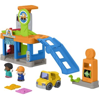 Fisher-Price People servicestation med bilvask og figurer Fisher-Price People servicestation med bilvask og figurer