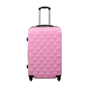 Borg Living Kuffert - Hardcase kuffert - Str. Medium - Diamant lyserød - Smart rejsekuffert