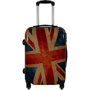 Borg Living Kabine kuffert - Hardcase letvægt kuffert - Trolley med motiv - Union Jack