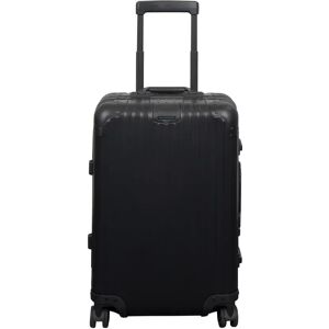 Borg Living Håndbagage kuffert - Aluminiums kuffert - Sort - Luksuriøs trolley med TSA lås - 36 liter