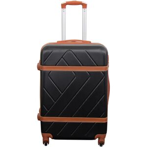 Borg Living Kuffert tilbud - Hardcase - Str. Medium - Retro sort - Smart rejsekuffert