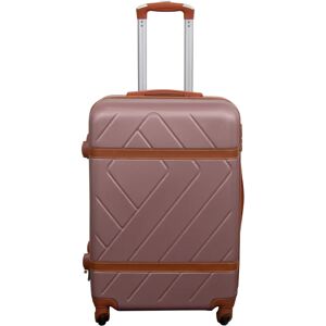 Borg Living Kuffert tilbud - Hardcase - Str. Medium - Retro rosa - Smart rejsekuffert