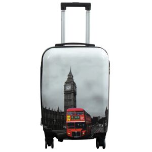 Borg Living Kabine kuffert - Hardcase letvægt kuffert - Trolley med motiv - Big Ben