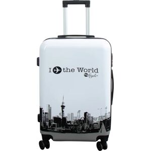 Borg Living Mellem kuffert - I Love The World - hardcase kuffert - Eksklusiv rejsekuffert