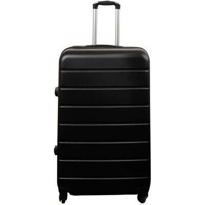 Borg Living Stor kuffert - Sort - Hardcase kuffert tilbud - Letvægt sort med 4 hjul Borg Living Stor kuffert - Sort - Hardcase kuffert tilbud - Letvægt sort med 4 hjul