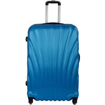 Borg Living Stor kuffert - Blå Musling hardcase kuffert - Eksklusiv rejsekuffert Borg Living Stor kuffert - Blå Musling hardcase kuffert - Eksklusiv rejsekuffert