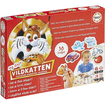 Educa Min Første Vildkat - Brætspil for Børn Educa Min Første Vildkat - Brætspil for Børn