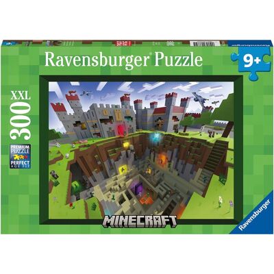 Ravensburger Puslespil med Minecraft - 300 brikker Ravensburger Puslespil med Minecraft - 300 brikker