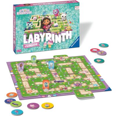 Ravensburger Gabbys Dukkehus Junior Labyrint - Familiespil Ravensburger Gabbys Dukkehus Junior Labyrint - Familiespil