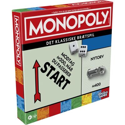 Hasbro Monopoly Classic - Velkendt klassiker Hasbro Monopoly Classic - Velkendt klassiker