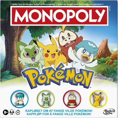 Hasbro Pokémon Monopoly brætspil - Klassiker med populære monstre Hasbro Pokémon Monopoly brætspil - Klassiker med populære monstre