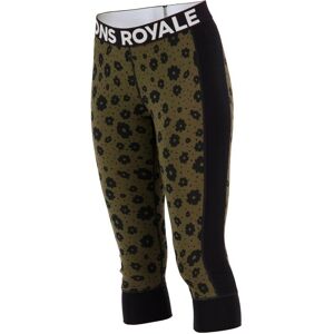 Mons Royale Cascade Merino Flex 200 3/4 Legging Aop Aoraki Lily L AORAKI LILY