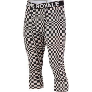 Mons Royale Cascade Merino Flex 200 3/4 Legging Aop Checckers L CHECCKERS