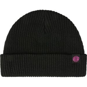 Funky Logo Short Beanie Black One Size BLACK