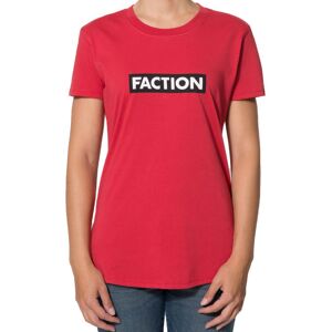 Faction Logo W T Shirt Red S RED