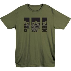 Rome Logo Tee Olive M OLIVE