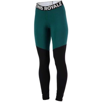 Mons Royale Kvinders Cascade MF 200 Legging - Evergreen - S - Leggings Mons Royale Kvinders Cascade MF 200 Legging - Evergreen - S - Leggings