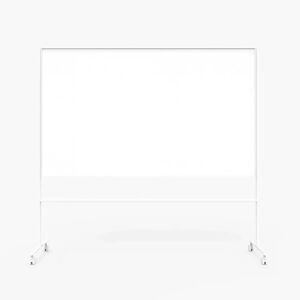 Lintex ONE Mobil dobbeltsidet Whiteboard, Farve Hvid, Størrelse B200 x H120 cm