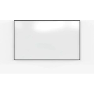 Lintex ONE Whiteboard, Ramme Sortanodiseret aluminium, Størrelse B200,7 x H120,7 cm