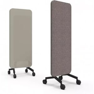 Lintex Mood Fabric Mobile, Farve Cozy 450 / Synergy LDP33 (Beige / Brun), Fod/hjul-sæt Sort, Størrelse B70 x H196 cm