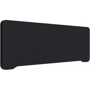 Lintex Edge Bordskærm, Farve Black Molly YA319 - Sort, Størrelse B180 x H40 cm, Listefarve Sort