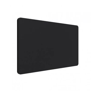 Lintex Edge Bordskærm, Farve Black Molly YA319 - Sort, Størrelse B200 x H70 cm, Listefarve Sort