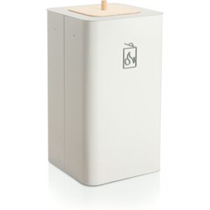 Mizetto Skraldespand Arkad, Design Signal White (med lock)