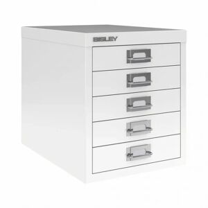 Multidrawer, 5-skuffer - Skuffeskab A4, Bisley, Farve Yellow