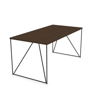 Narbutas Skrivebord Air, Design Black / Dark Walnut, Bredde 160 cm