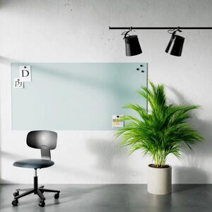 Lintex Glas skrivetavle Mood Wall, Farve Crisp 350 - Lyseblå, Størrelse B200 x H100 cm