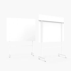 Lintex Mono Mobil Glastavle, Farve Pure 130 - Hvid, Udførelse Matt silke glas, Størrelse B150,7 x H196 cm