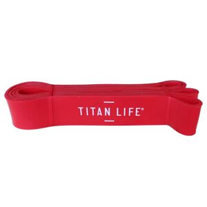 Titan Træningselastik - Titan Life Pro - Power Band 22-56 Kg - Rød