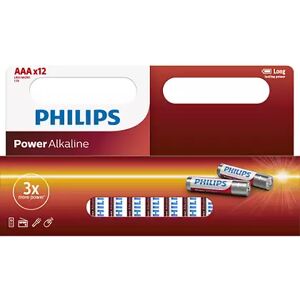 Philips LR03P12W/10 Power Alkaline AAA 12-stk Batteri