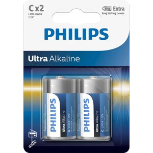 Philips LR14E2B/10 Ultra Alkaline C Batteri 2-stk