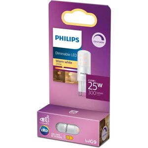 PHILIPS LED stift 25W, G9 varm hvid dæmpbar 1 pak