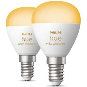 Philips Hue White Ambiance Krone - E14 pærer - 2-pak