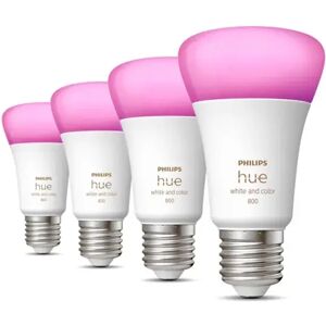 Philips Hue Color E27 800lumen 4-pak