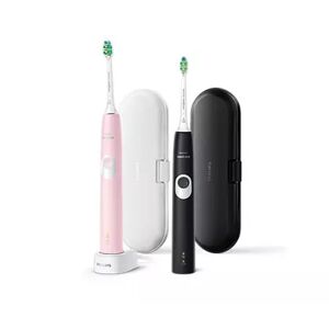 Philips HX6800/35 Eltandbørste Sonicare ProtectiveClean 4300 - 2 stk. Pink/sort