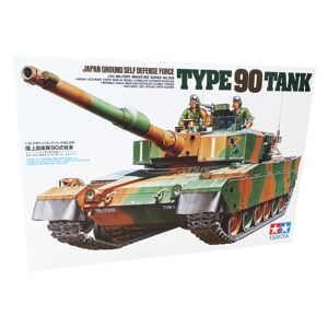 Tamiya Japansk Ground Self Defense Type 90 Tank - Modelkampvogn Militær Køretøjer Modelbyggesæt