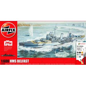 Airfix Hms Belfast Byggesæt Byggesæt - Skibe Modelbyggesæt