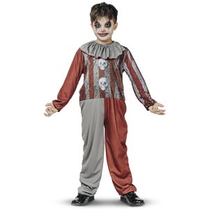 Legbilligt.dk Klovn / Skelet 2-i-1 Dragt 140 Cm Halloween Kostumer