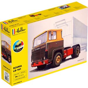 Heller Scania Lb-141 Lastbil - 1:24 Lastbiler Og Trailere Modelbyggesæt