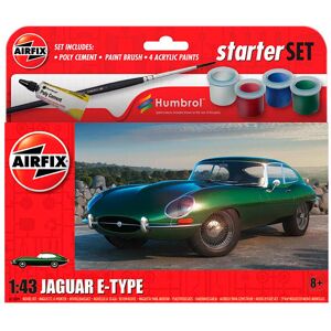 Airfix - Jaguar E-type 1:43 Modelbil Byggesæt - Biler / Motorcykler Modelbyggesæt