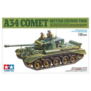 Tamiya British Cruiser Tank A34 Comet 1:35 - Modelkampvogn Militær Køretøjer Modelbyggesæt