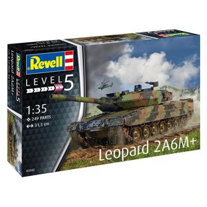 Revell Leopard 2 A6m+ 1:35 Modelkampvogn Militær Køretøjer Modelbyggesæt
