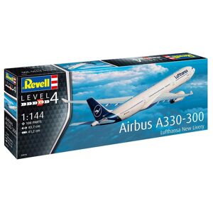 Revell Airbus A330-300 - Lufthansa New Livery - 1:144 Modelfly Byggesæt - Fly Modelbyggesæt